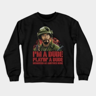 Tropic Thunder, Kirk Lazarus, Cult Classic Crewneck Sweatshirt